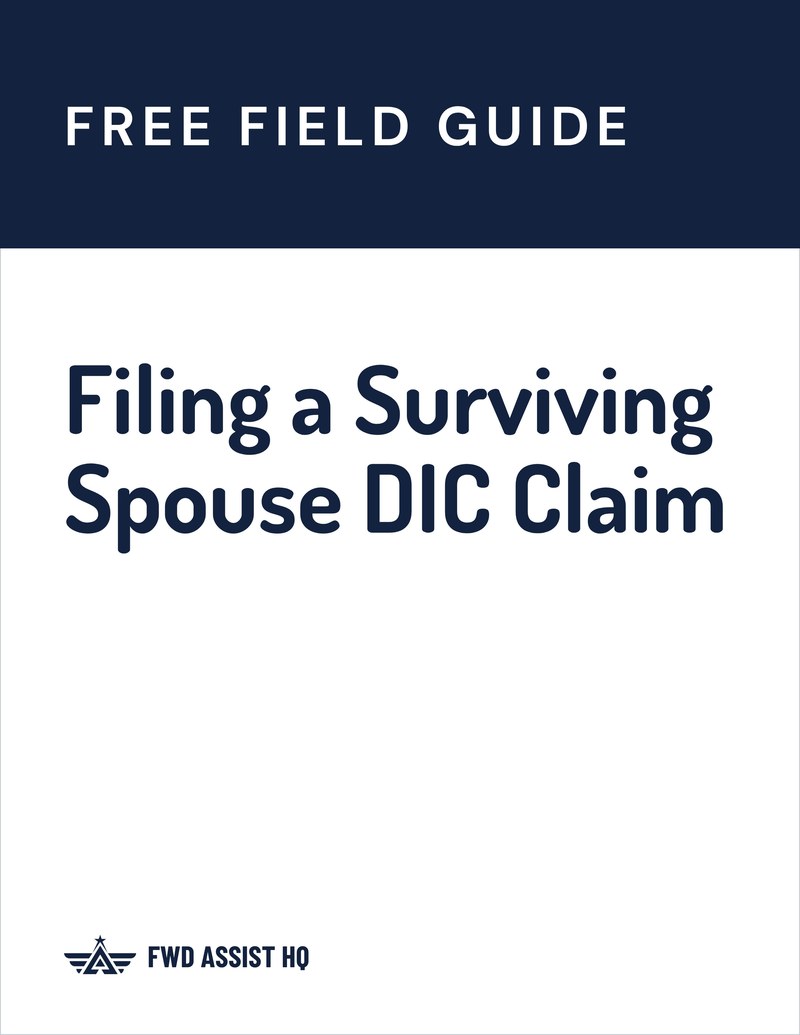 Cover of Filing a Surviving Spouse DIC Claim